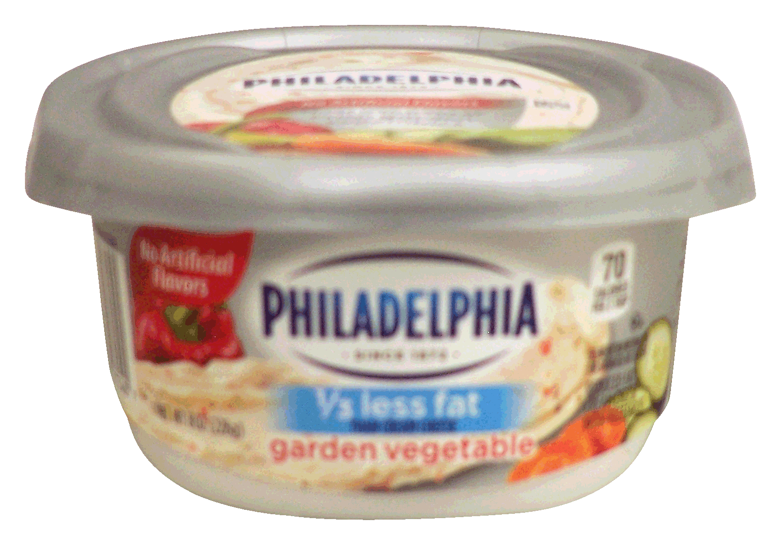 Philadelphia  garden vegetable spread, 1/3 less fat than cream cheese Full-Size Picture